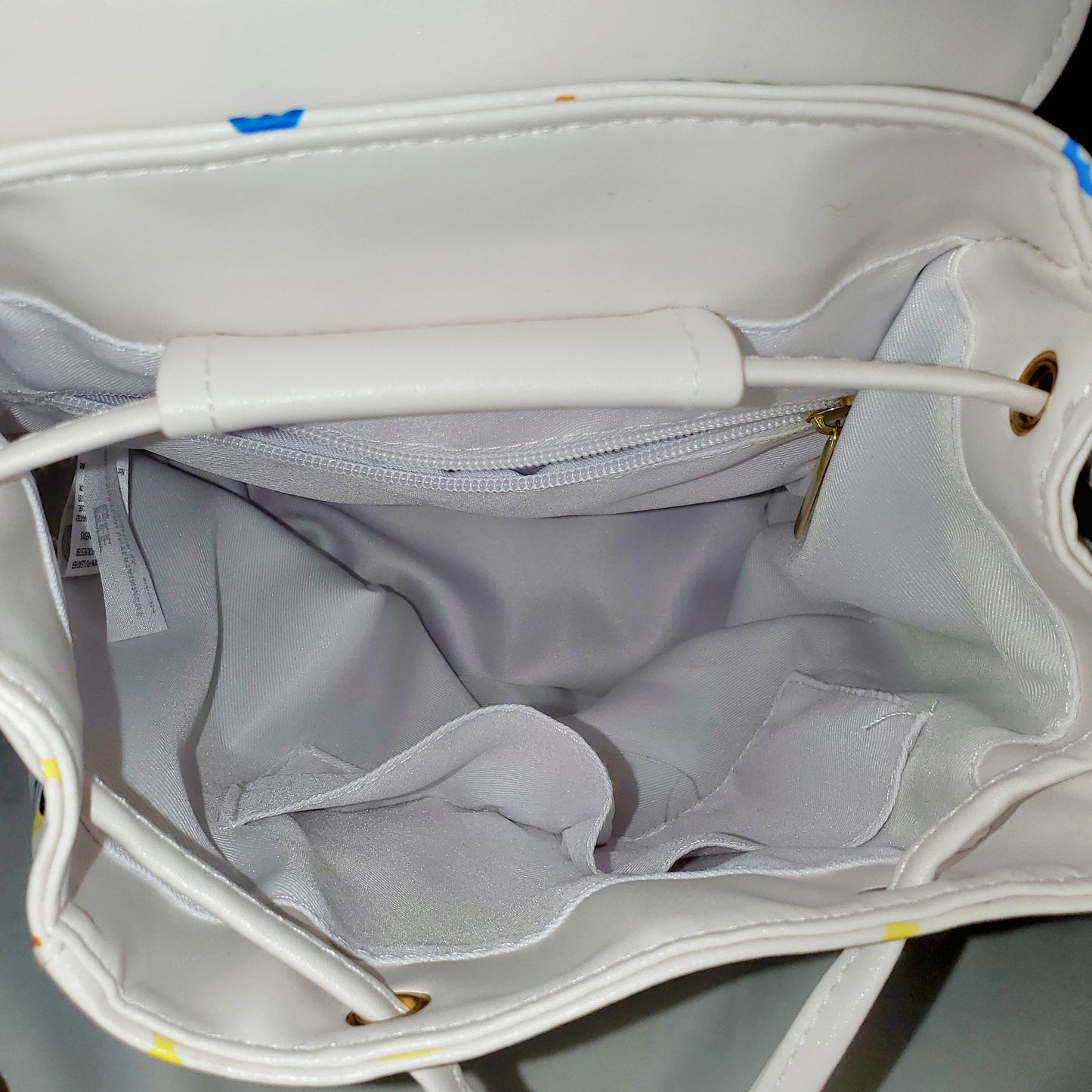 Large Sailor Moon White Backpack Purse. Unused. Toei Animation