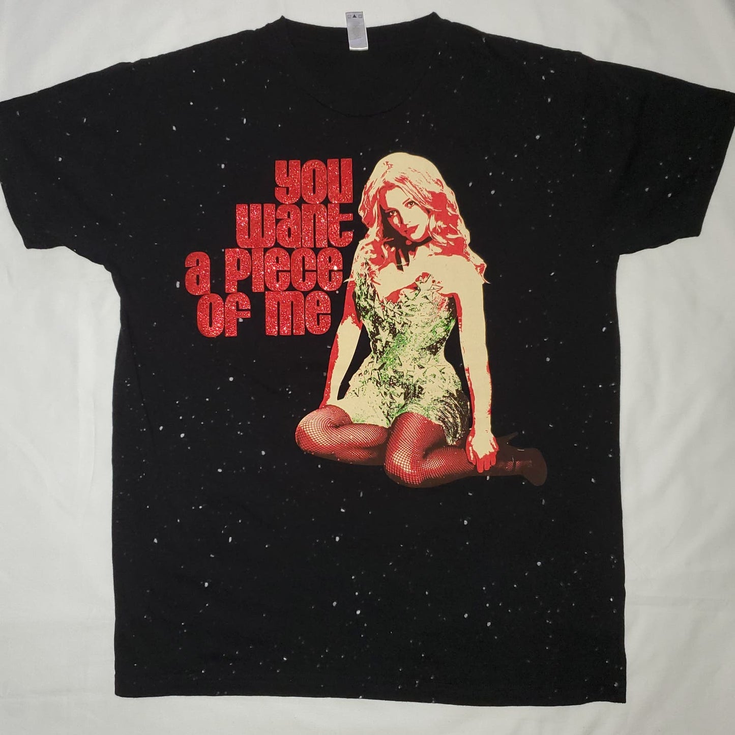 Britney Spears '09 Classic You Want A Piece of Me Circus City Tour Shirt XL-LNew