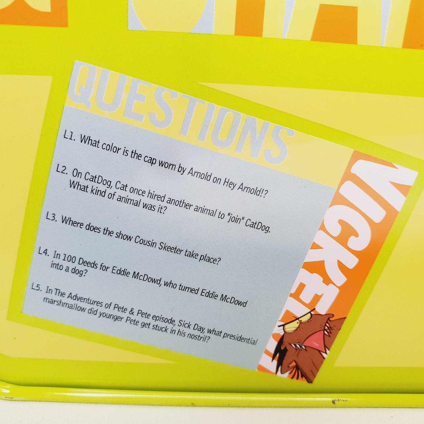 Vintage '04 Nickelodeon Trivia & Charades Game. Over 1000 questions & 30 Characters