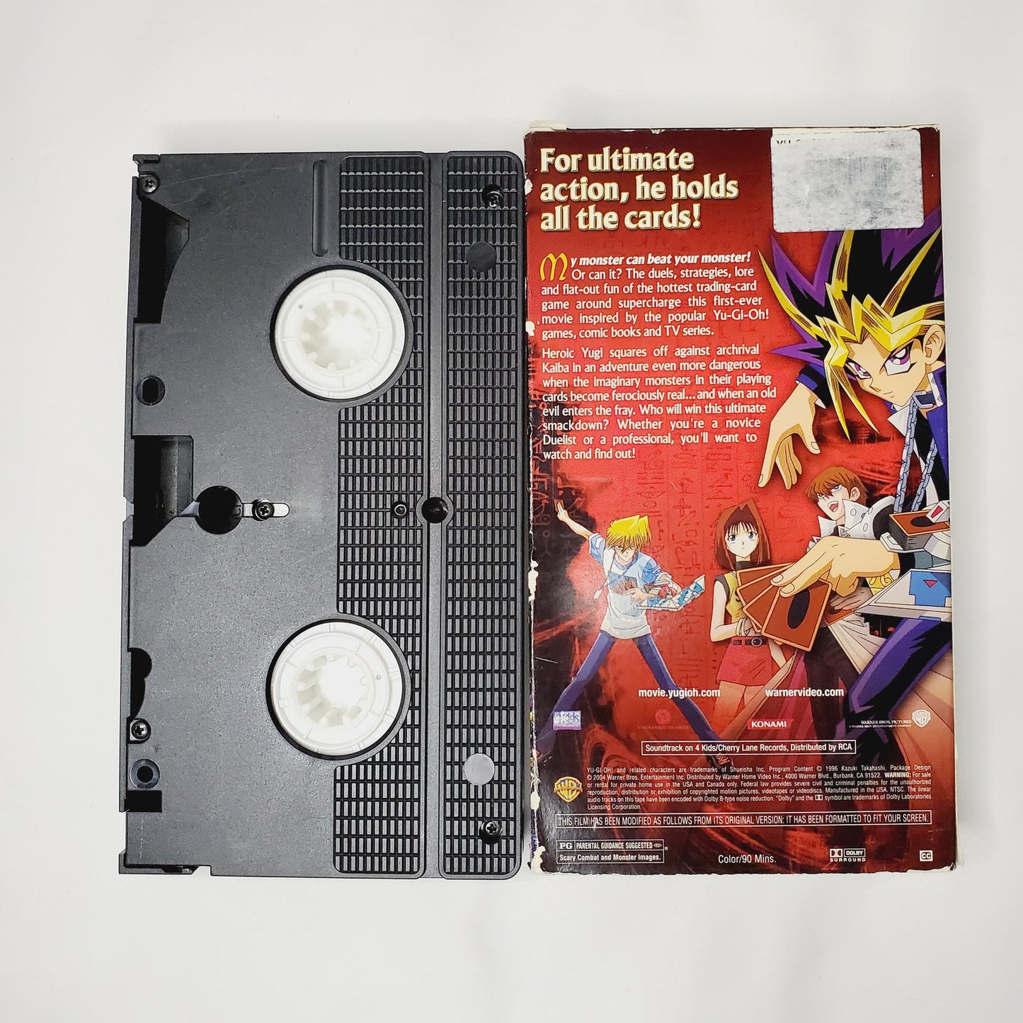 Yu-Gi-Oh VHS x2 Bundle:Yu-Gi-Oh The Movie. Yu-Gi-Oh The Heart of the Cards Vol 1