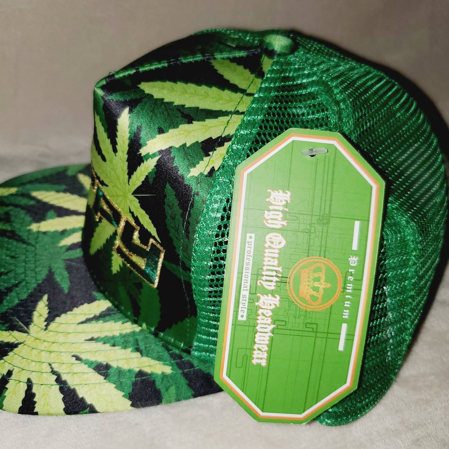 Crippy Embroidered Headwear Cannabis Marijuana 420 Adjustable Trucker Hats - NWT