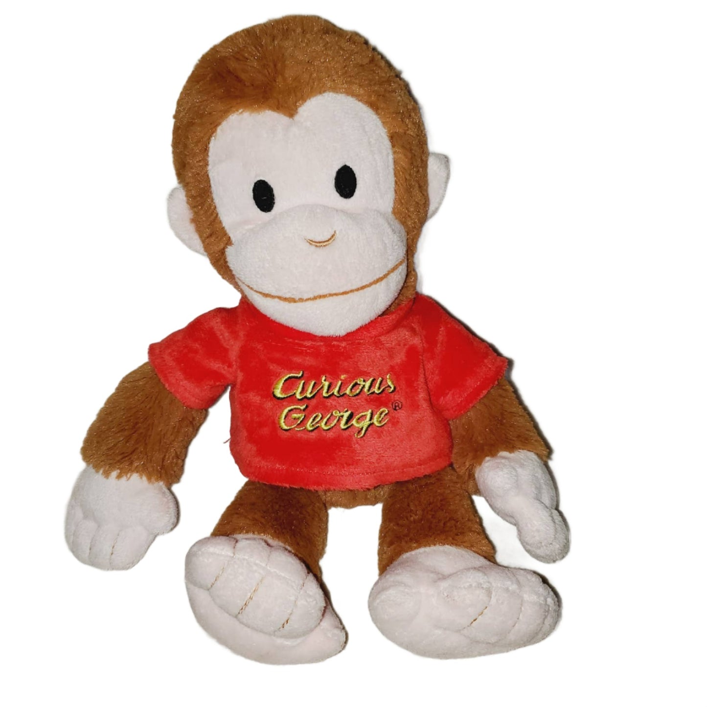 Curious George Animal Adventure 2019 Polyester Fibers 12"x10" Plushy Gift - LNew