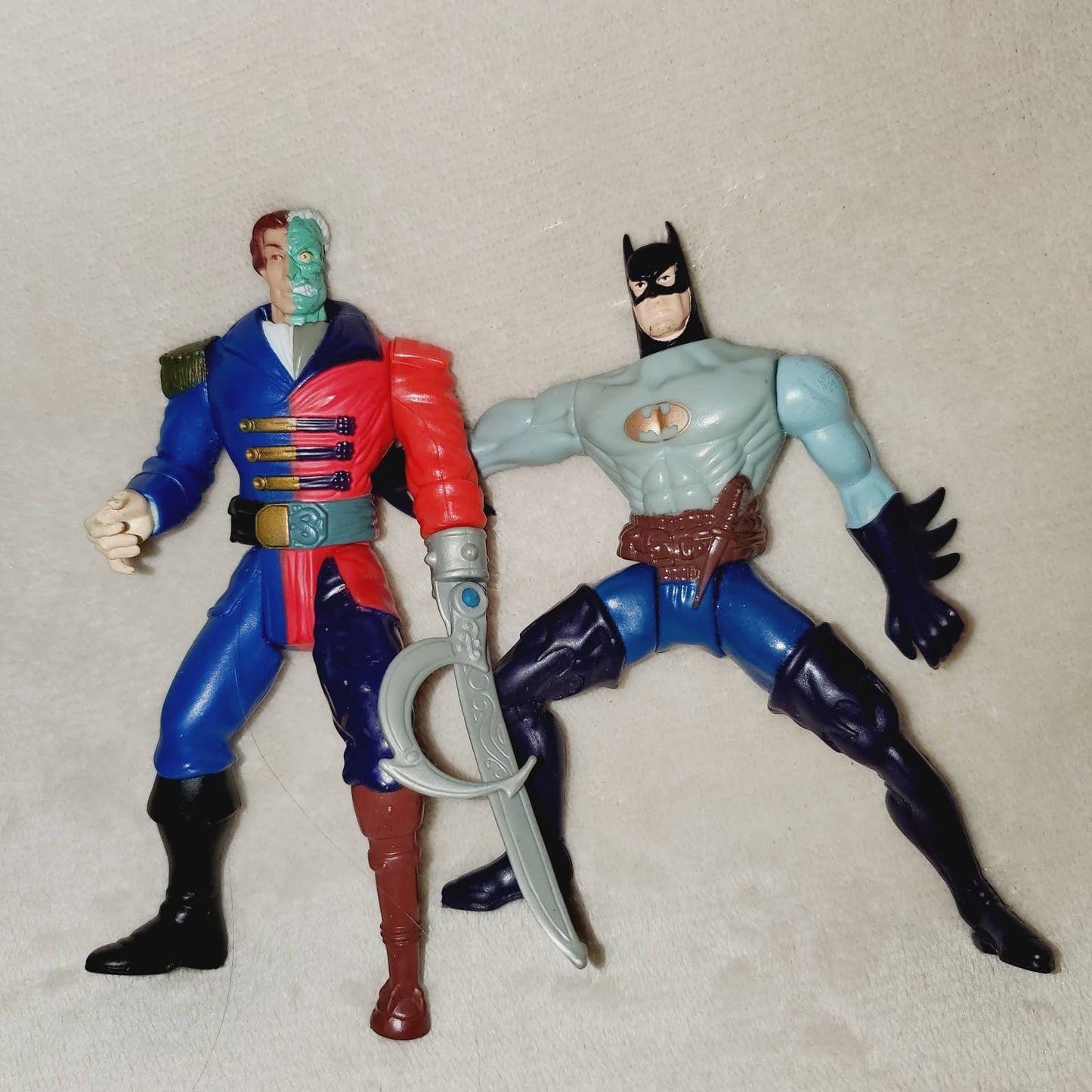 '94 Vintage Twisted Arm Kenner Toys Legends of Batman: Pirate Batman & Two-Face
