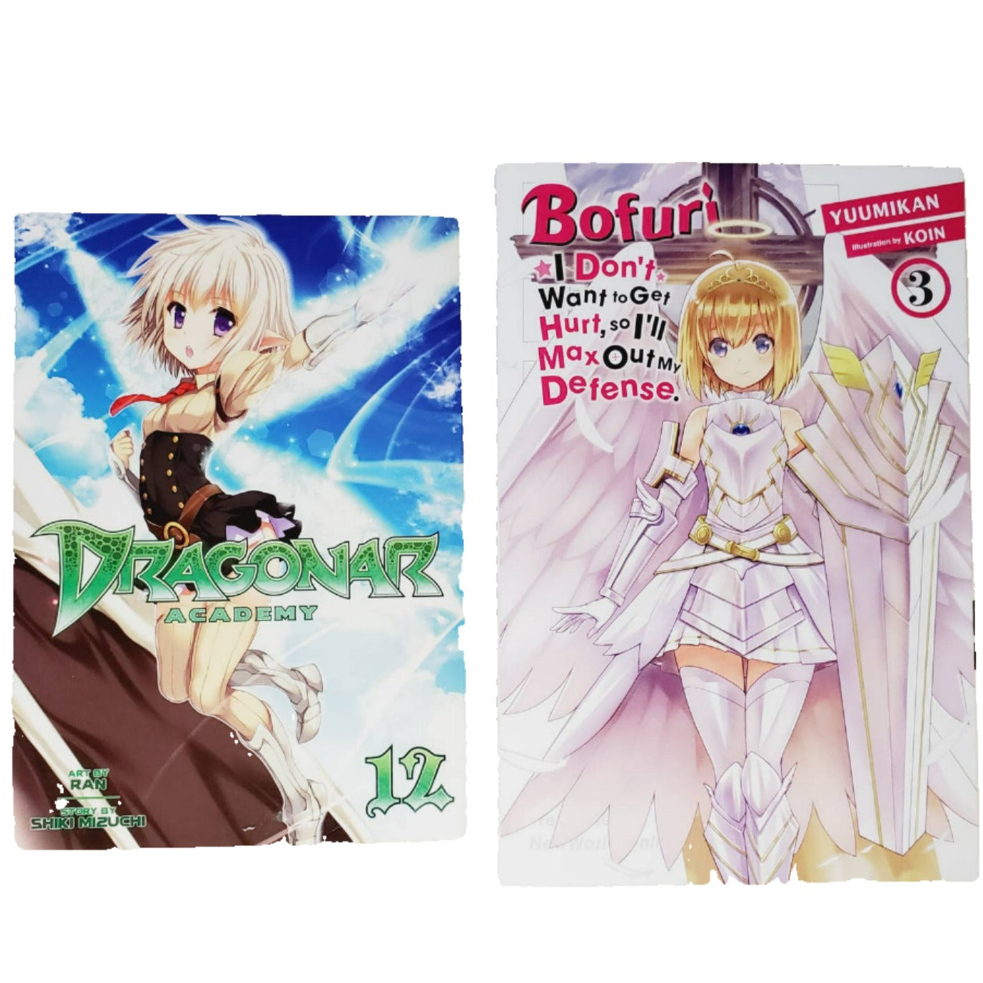 Bofuri: I Don't Want to Get Hurt... & Dragonar Academy Graphic Novel Bundle - NWOT