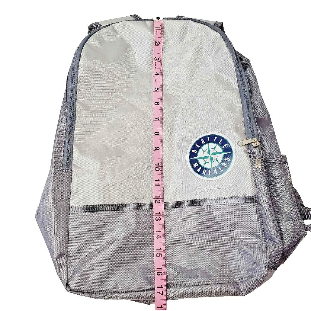 MLB Seattle Mariners / Boeing Backpack w/ Mariners Kids Club Drawstring Bag-LNew