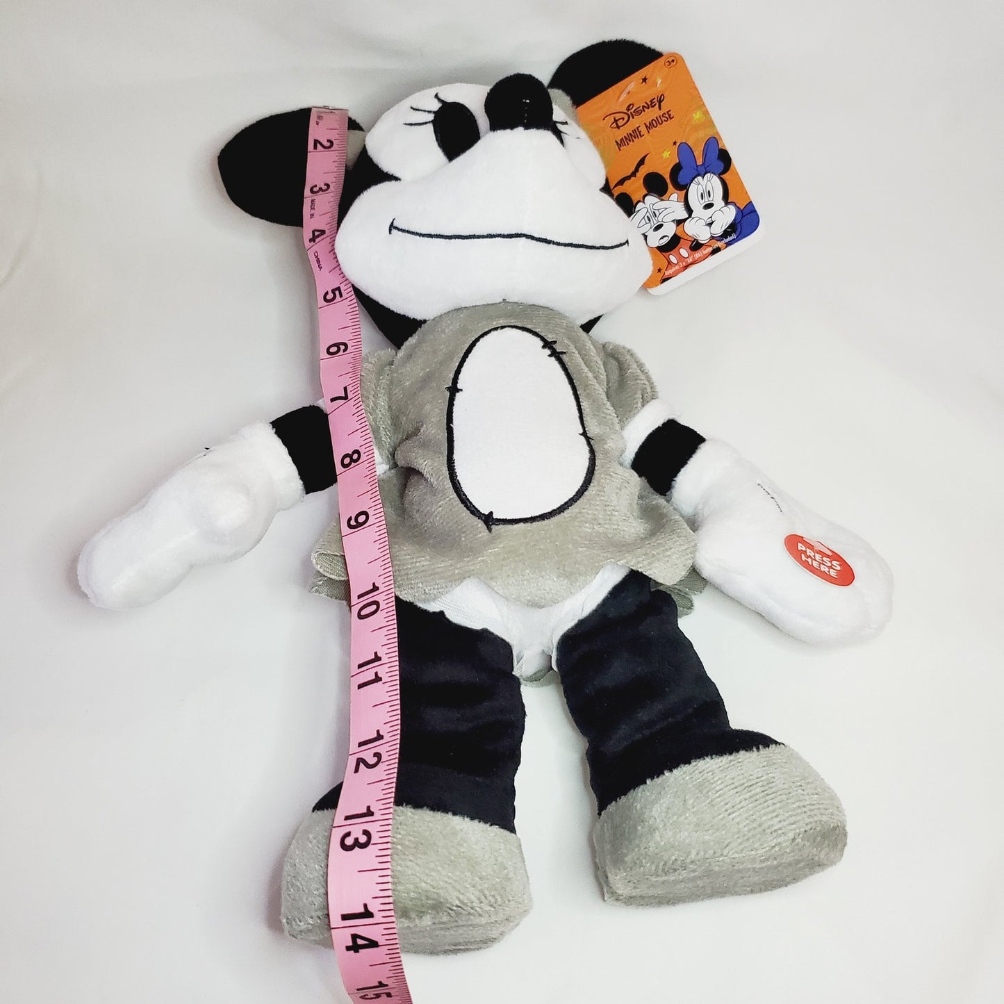 Disney & JustPlay Halloween Minnie Mouse Stepper Dancing Toy (Tested) 14" - NWT
