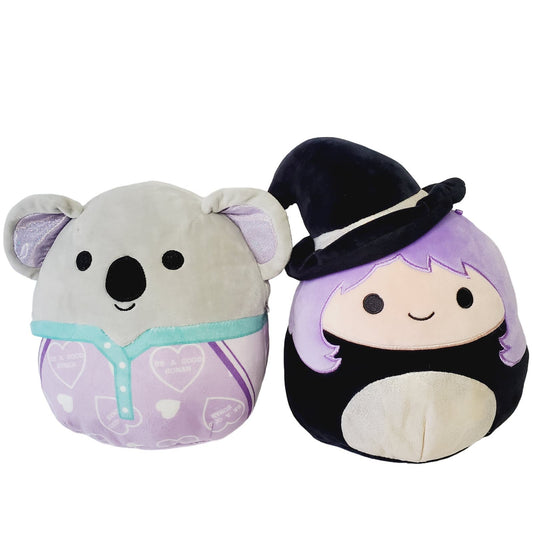 Squishmallows Madeleine the Witch & Kirk the Koala. KellyToy. Soft Squishy-NWOT