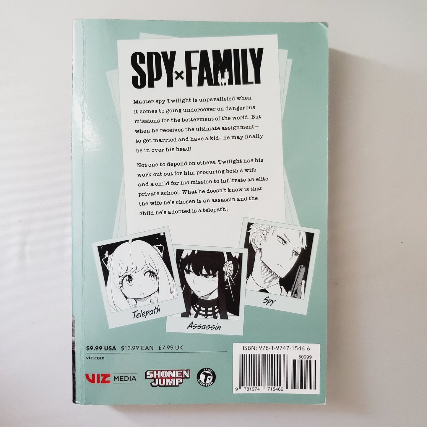 Spy × Family Manga 1-3 Collection Set Tatsuya Endo. Loid, Yor, Anya. Family comedy