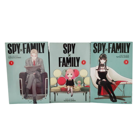 Spy × Family Manga 1-3 Collection Set Tatsuya Endo. Loid, Yor, Anya. Family comedy