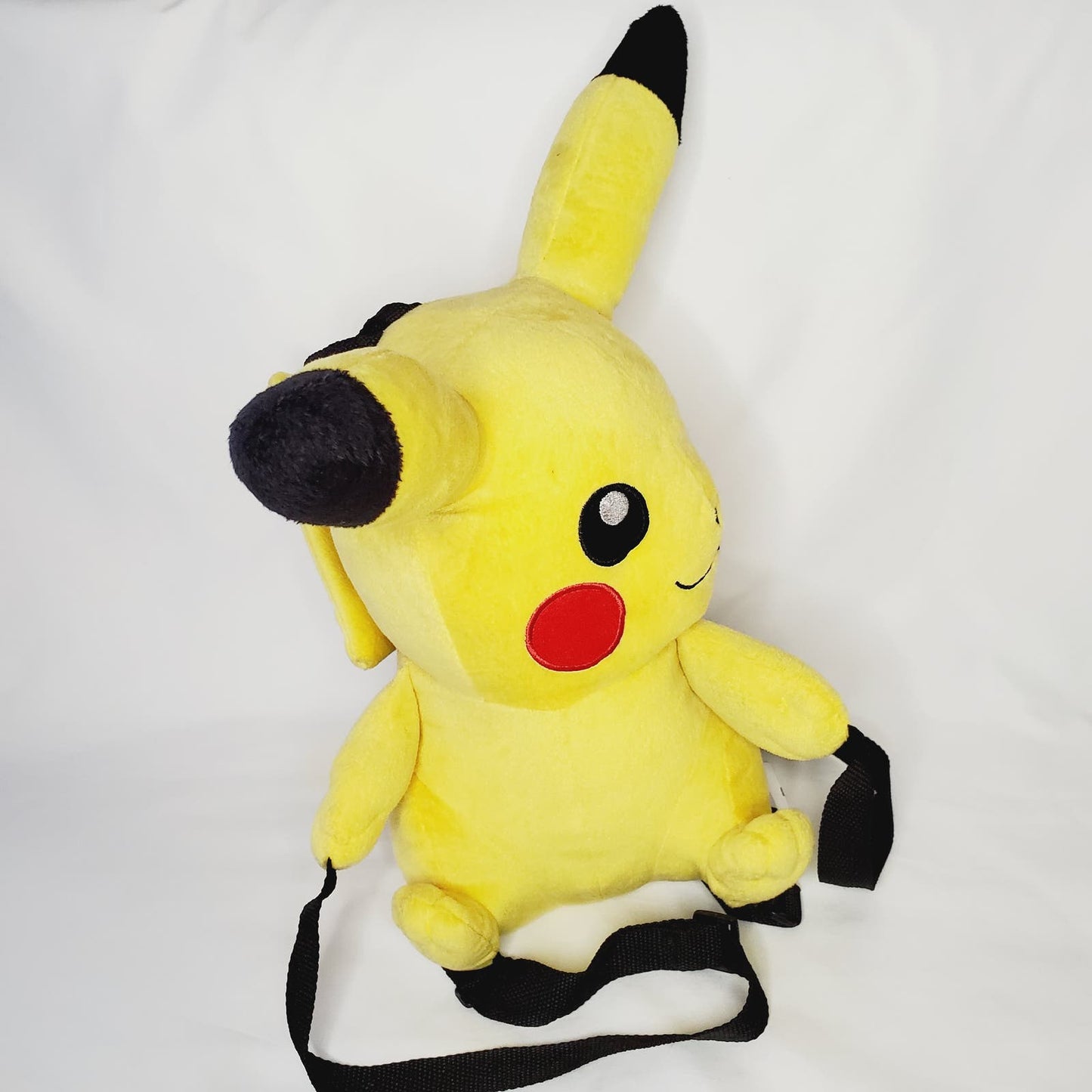 Pikachu Pokemon Piggyback Backpack w/ 2 Fashion Pins 2016 Adjustable Straps-LNew