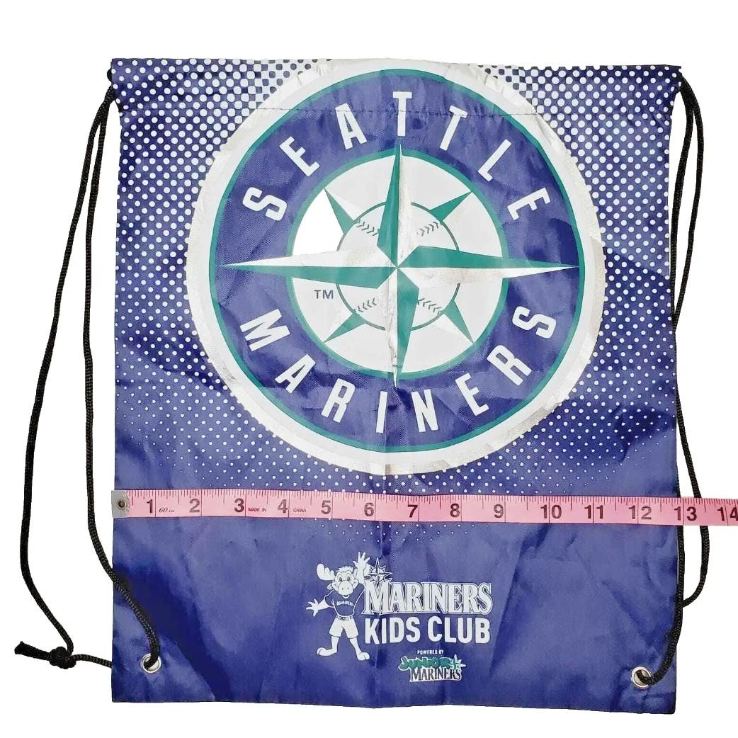MLB Seattle Mariners / Boeing Backpack w/ Mariners Kids Club Drawstring Bag-LNew