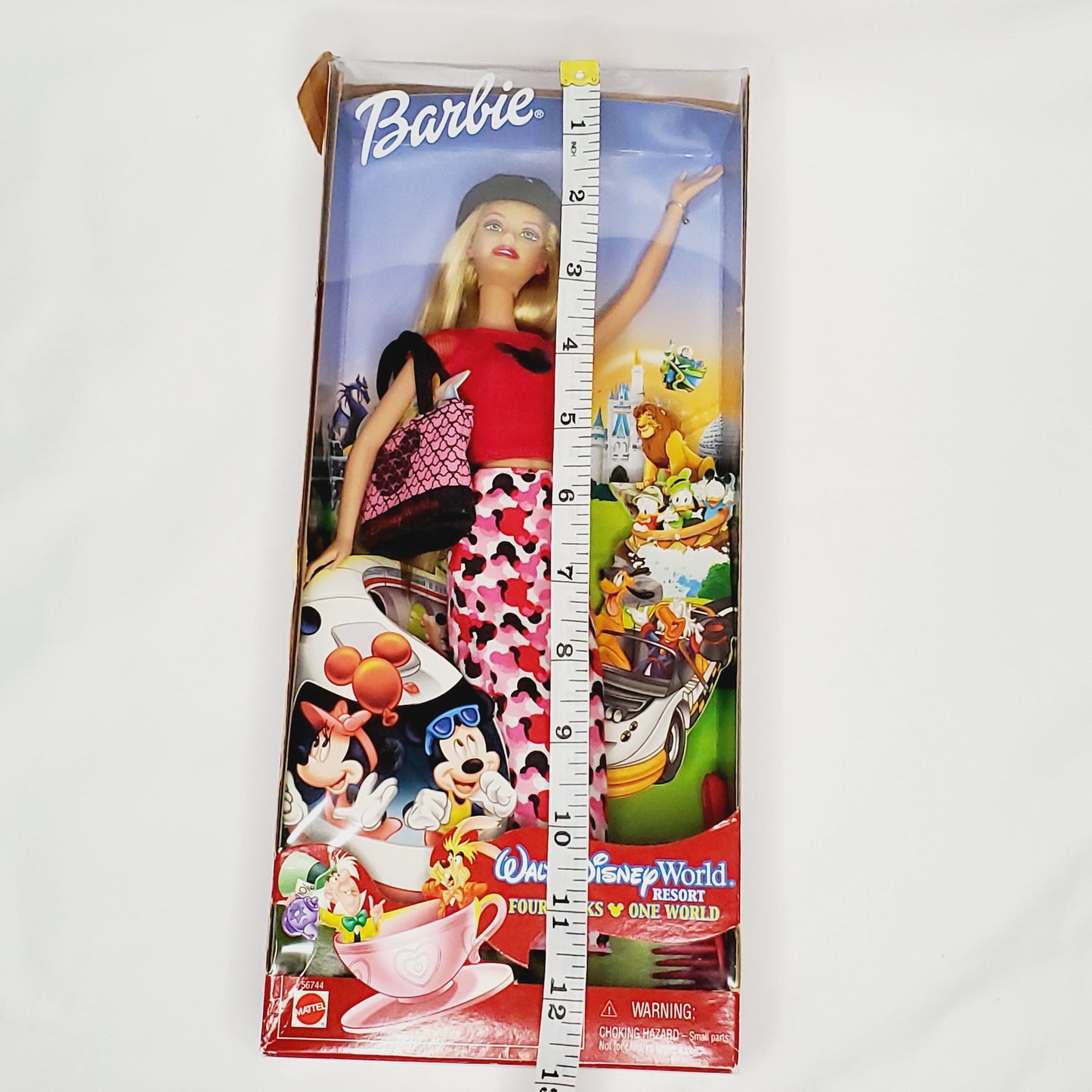 '02 Vintage Disney World 4-in-1 Parks Barbie. Animal & Magic Kingdom, Epcot+ - NWT