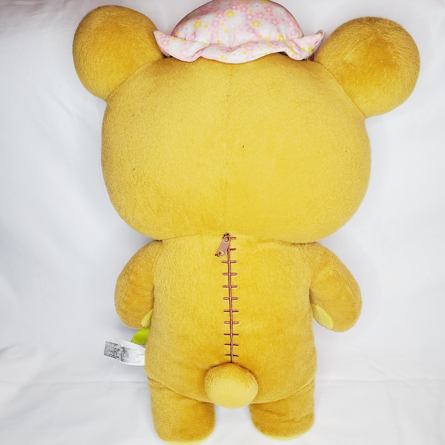 Rilakkuma w/ Flower San-X Happy Picnic Huggable Pillow 19" Plush Bear Toy-NWOT