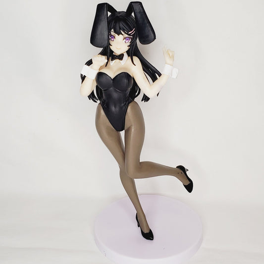 Rascal Does Not Dream of Bunny Girl Senpai Figurine w/ Stand Mai Sakurajima 8"