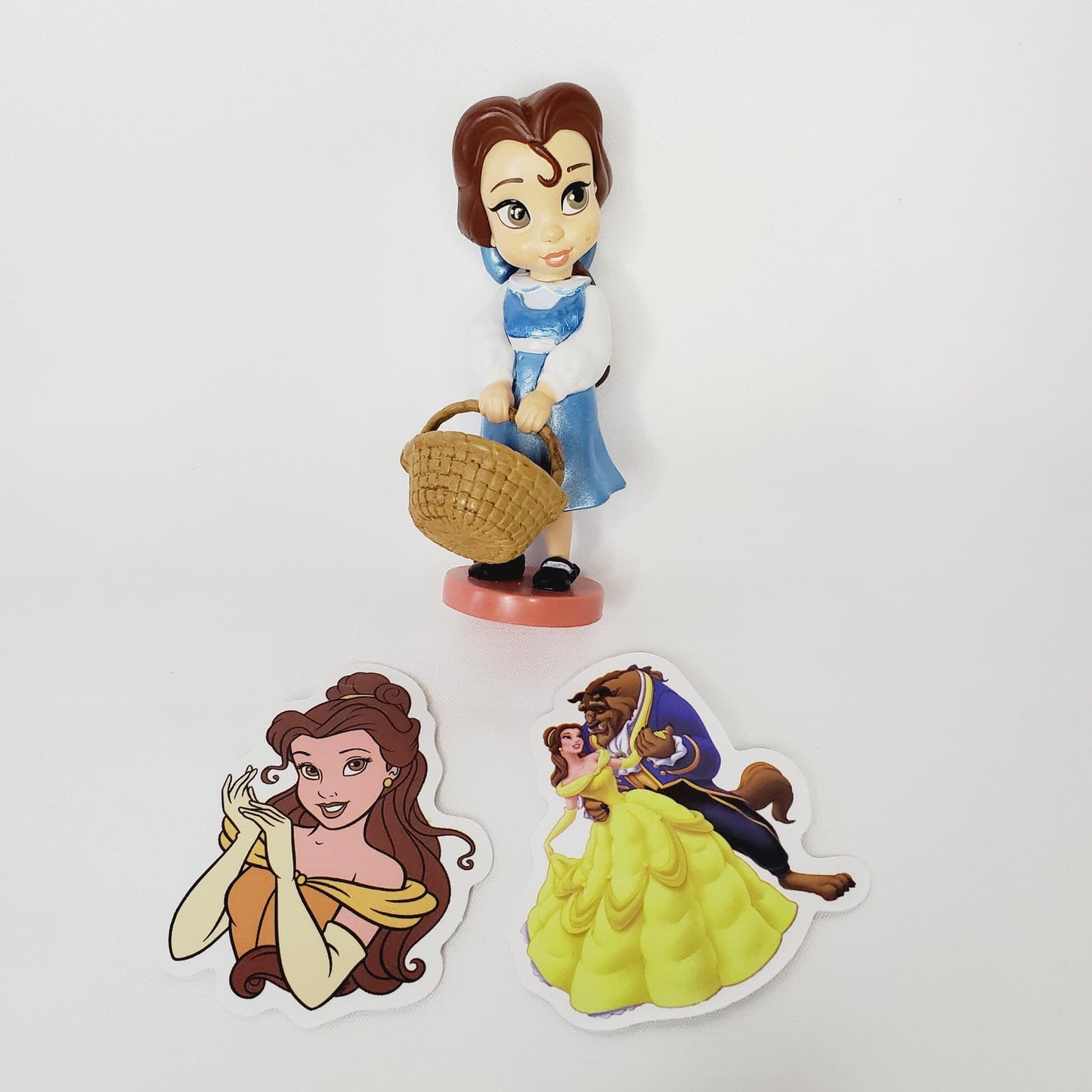 Disney Platinum Beauty & the Beast Special Edition VHS. Mini Belle Fig. Stickers