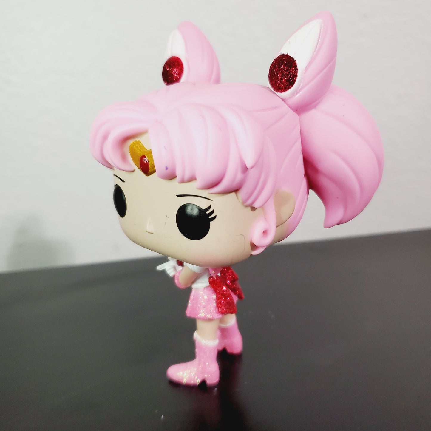 Sailor Chibi Moon Sailor Moon Pink Glittery Funko Pop Kawaii
