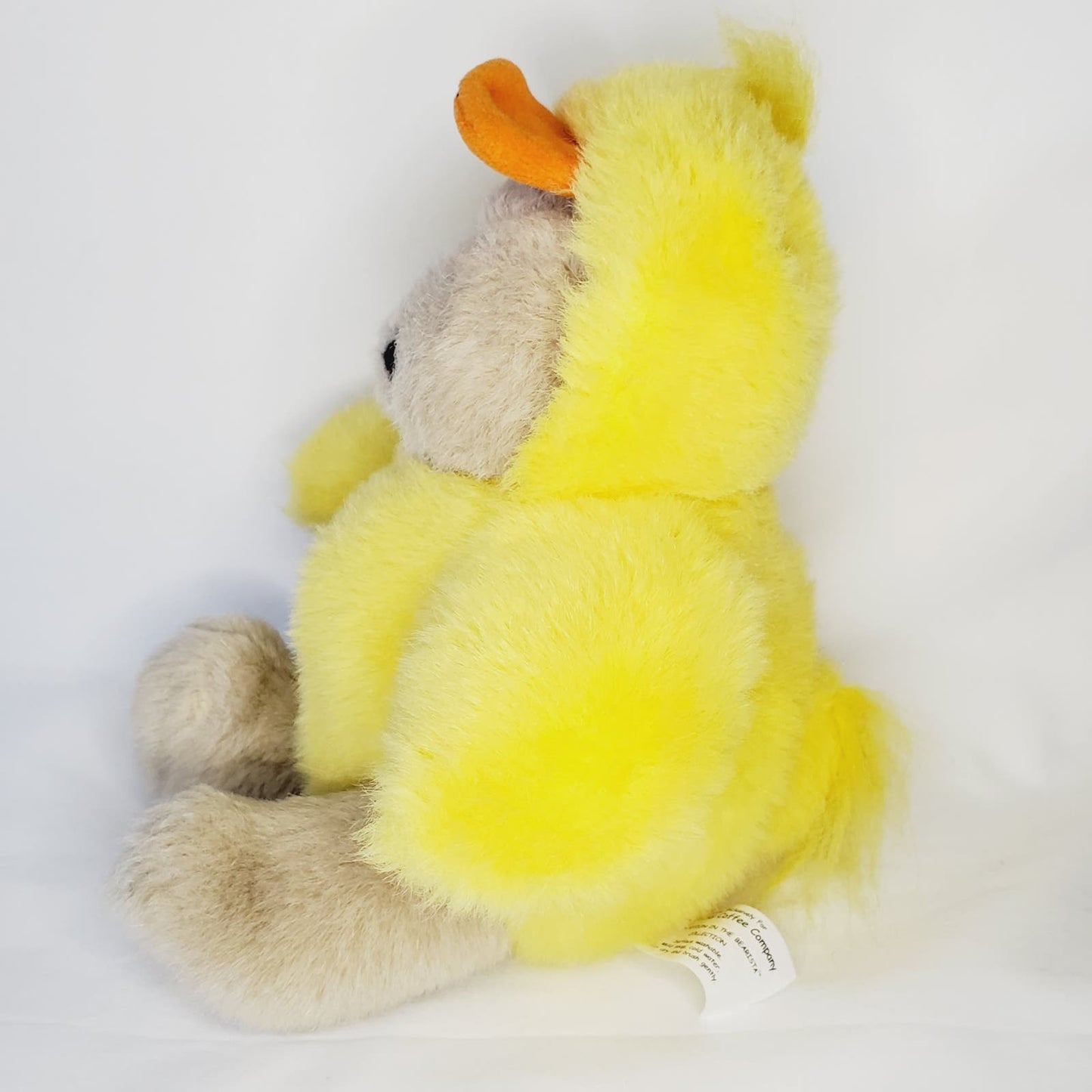 Easter Starbucks  Bearista Duck Teddy Vintage 90s 6th Edition Soft Fuzzy Chick