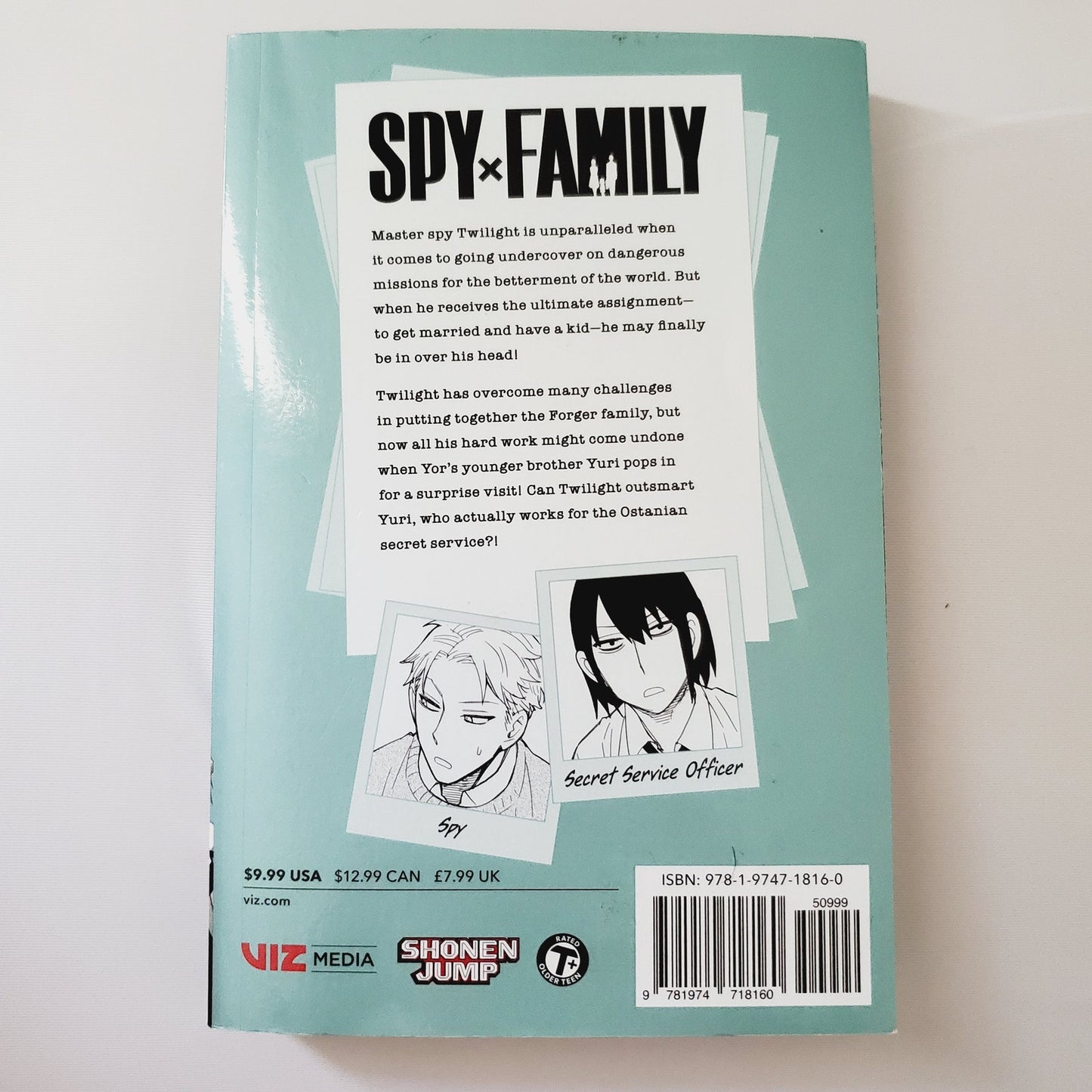 Spy × Family Manga 1-3 Collection Set Tatsuya Endo. Loid, Yor, Anya. Family comedy