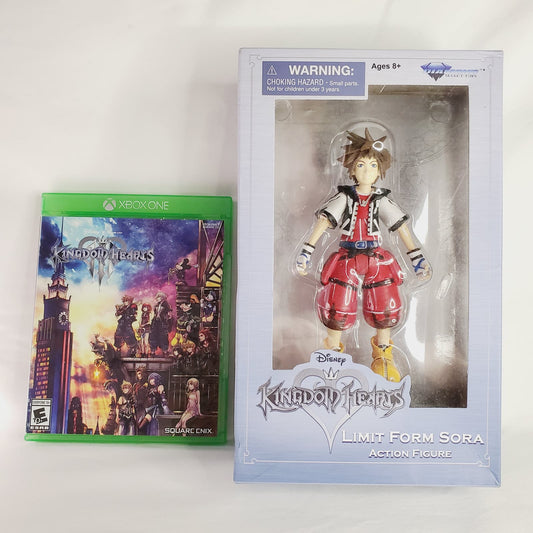 Kingdom Heart Bundle: Limit Form Sora Action Figurine & KH3 Xbox One Complete