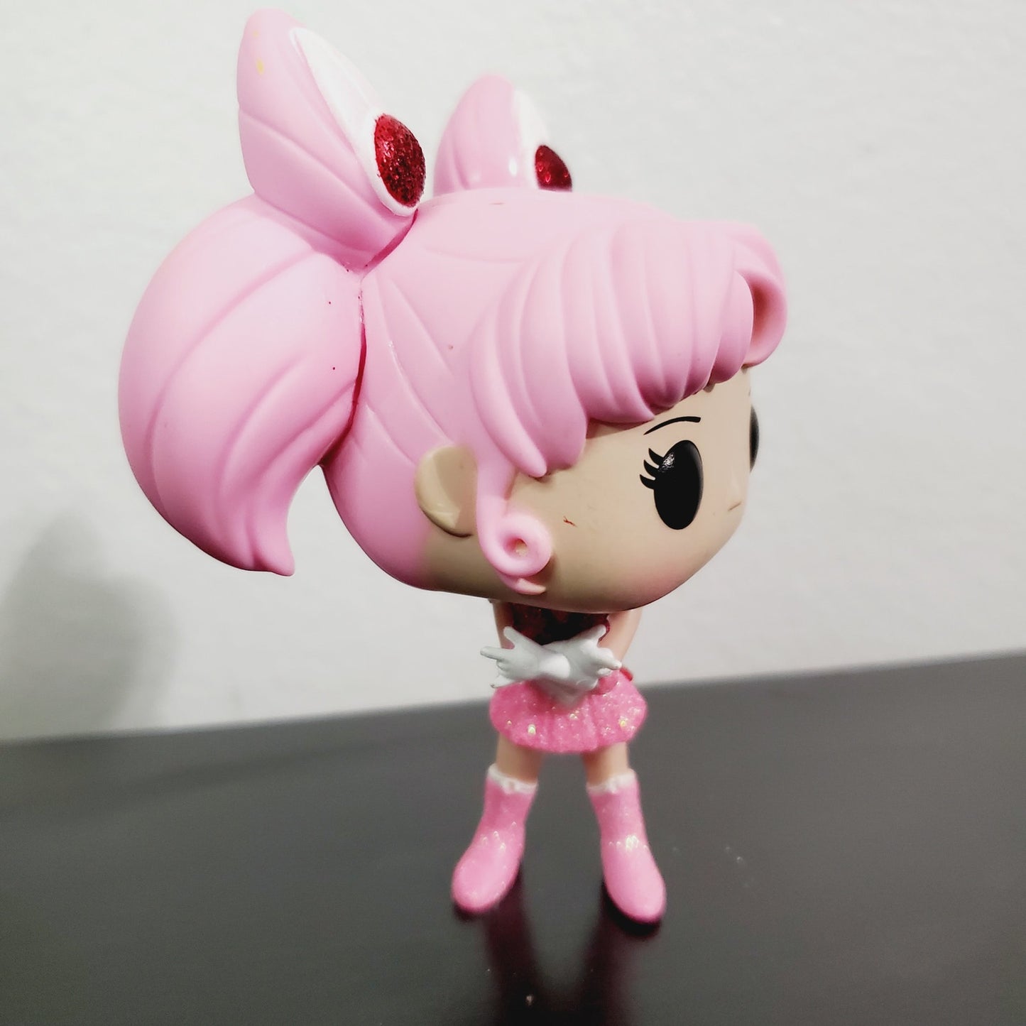 Sailor Chibi Moon Sailor Moon Pink Glittery Funko Pop Kawaii