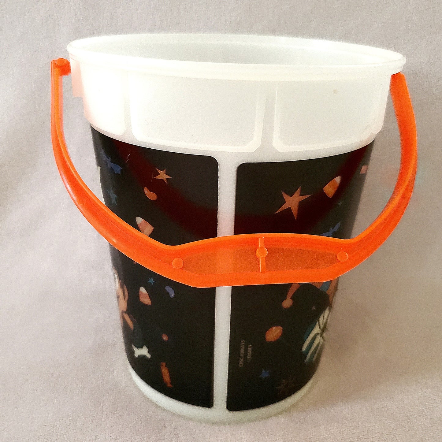 Disney World Halloween Mickey & Friends Glow-in-the-dark Bucket w/ Orange Handle