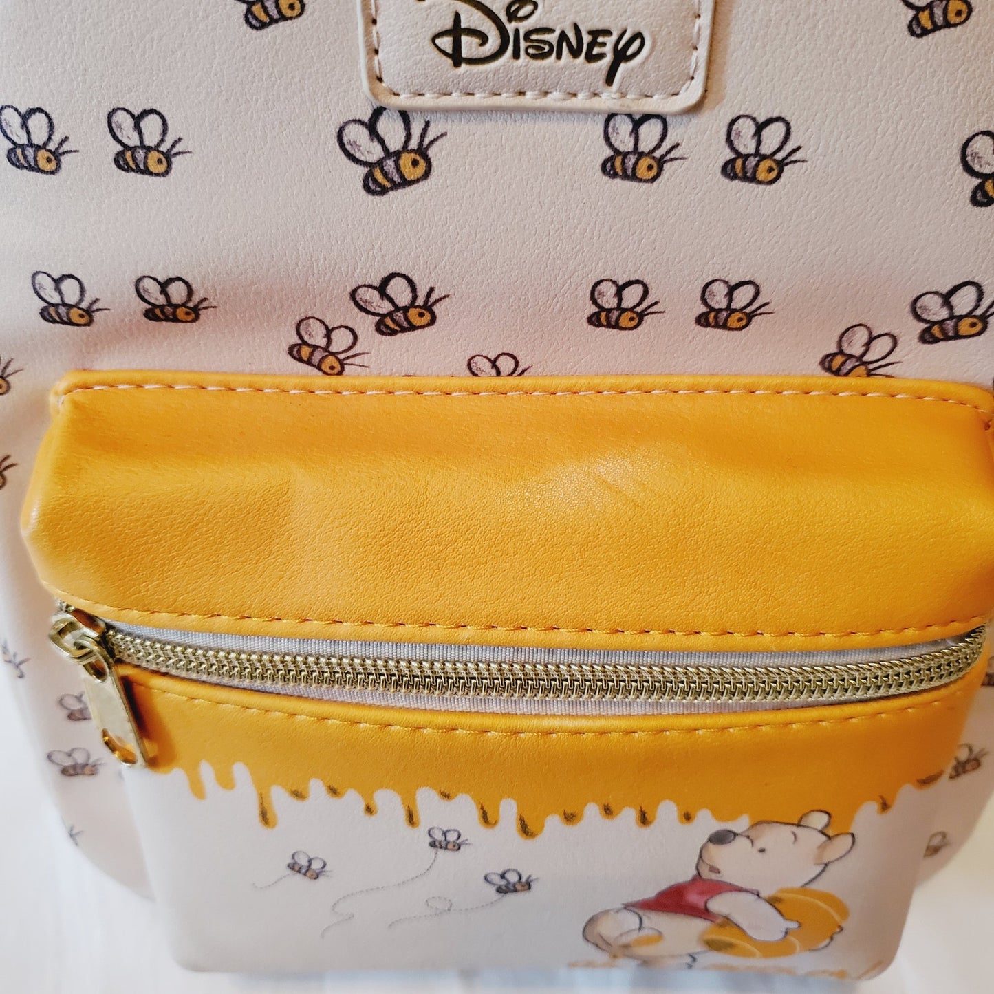 Disney Winnie the Pooh Loungefly  "oh, bother!" Honey Bees Mini Backpack