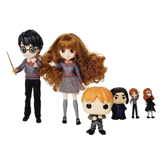 Harry Potter & Hermione Granger Toy Dolls. Ron Funko. Mini Ron, Ginny, Snape - LNew