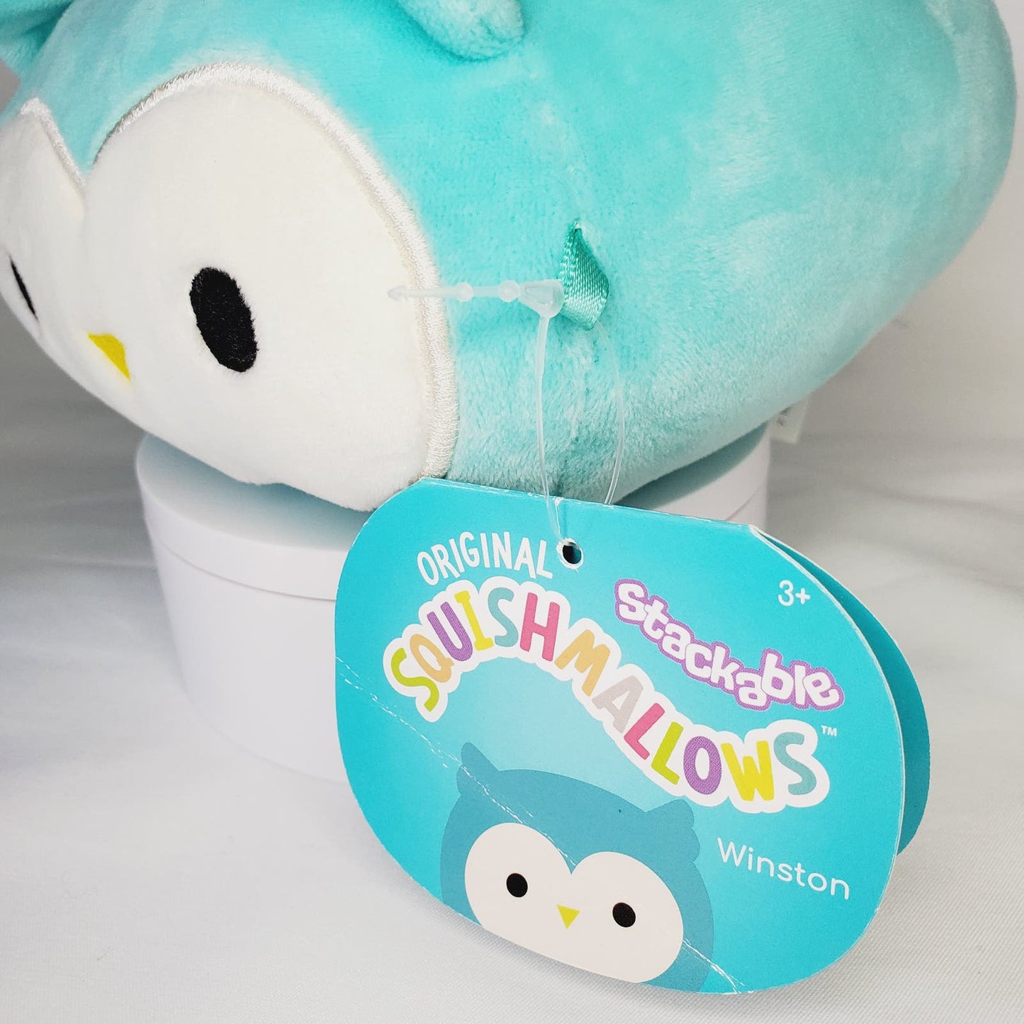 Squishmallows 2x Winston the Owl & Hank the Hippo KellyToy Soft Plush-NWT