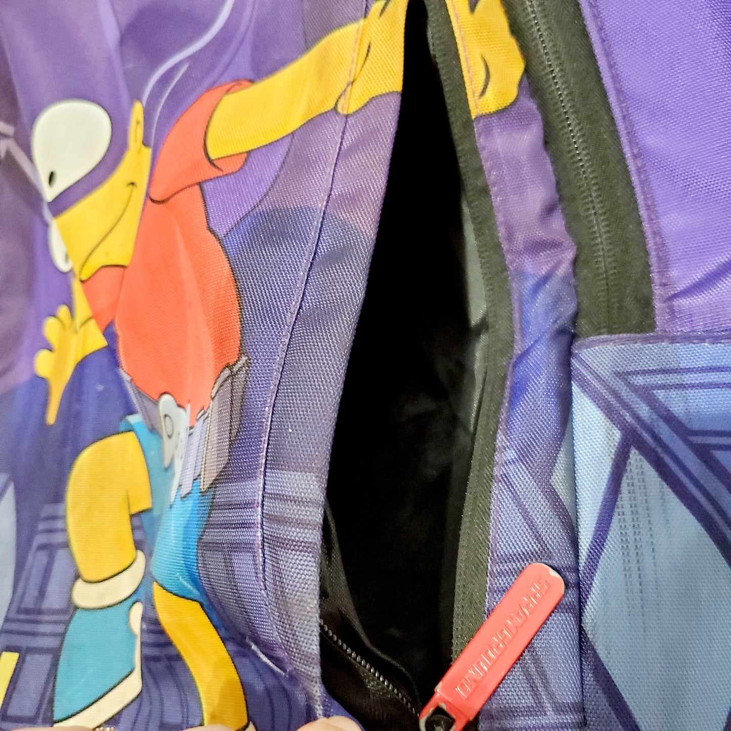 El Barto The Simpsons x Sprayground Limited Edition Backpack. A LOT of storage