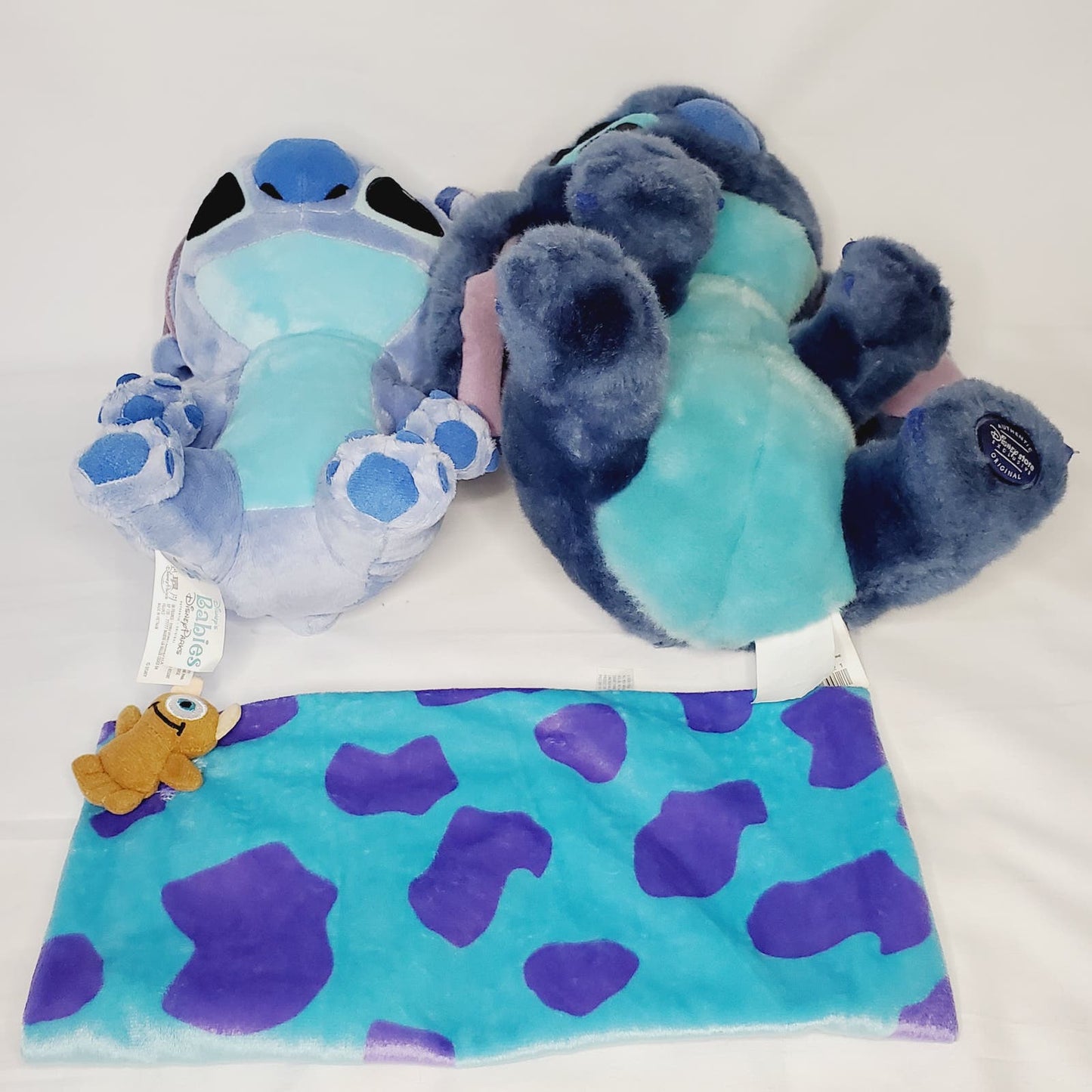 Disney Stitch, Baby Stitch, Keychain W/ Coconut Plush Stuffed Animal Bundle-NWOT