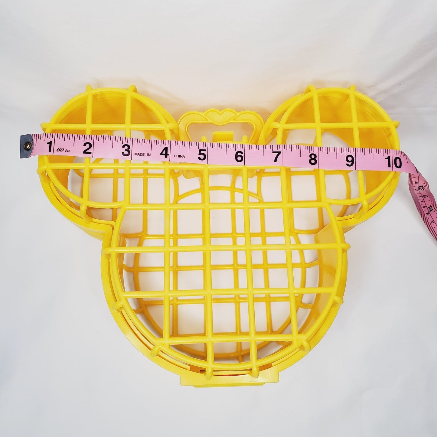 Disney Mickey Mouse Yellow Plastic Beach Day Basket/Purse Toy. No tools - NWOT