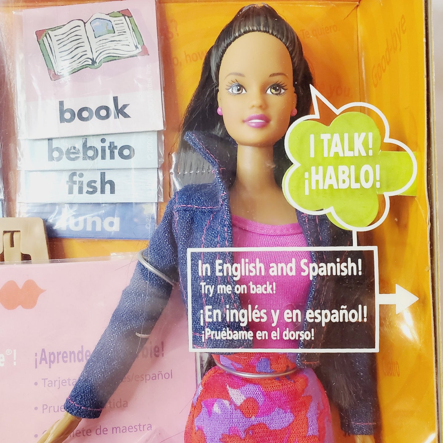 00s Vintage Unopened Spanish Teacher Bilingual Barbie Toys R Us Exclusive Tested