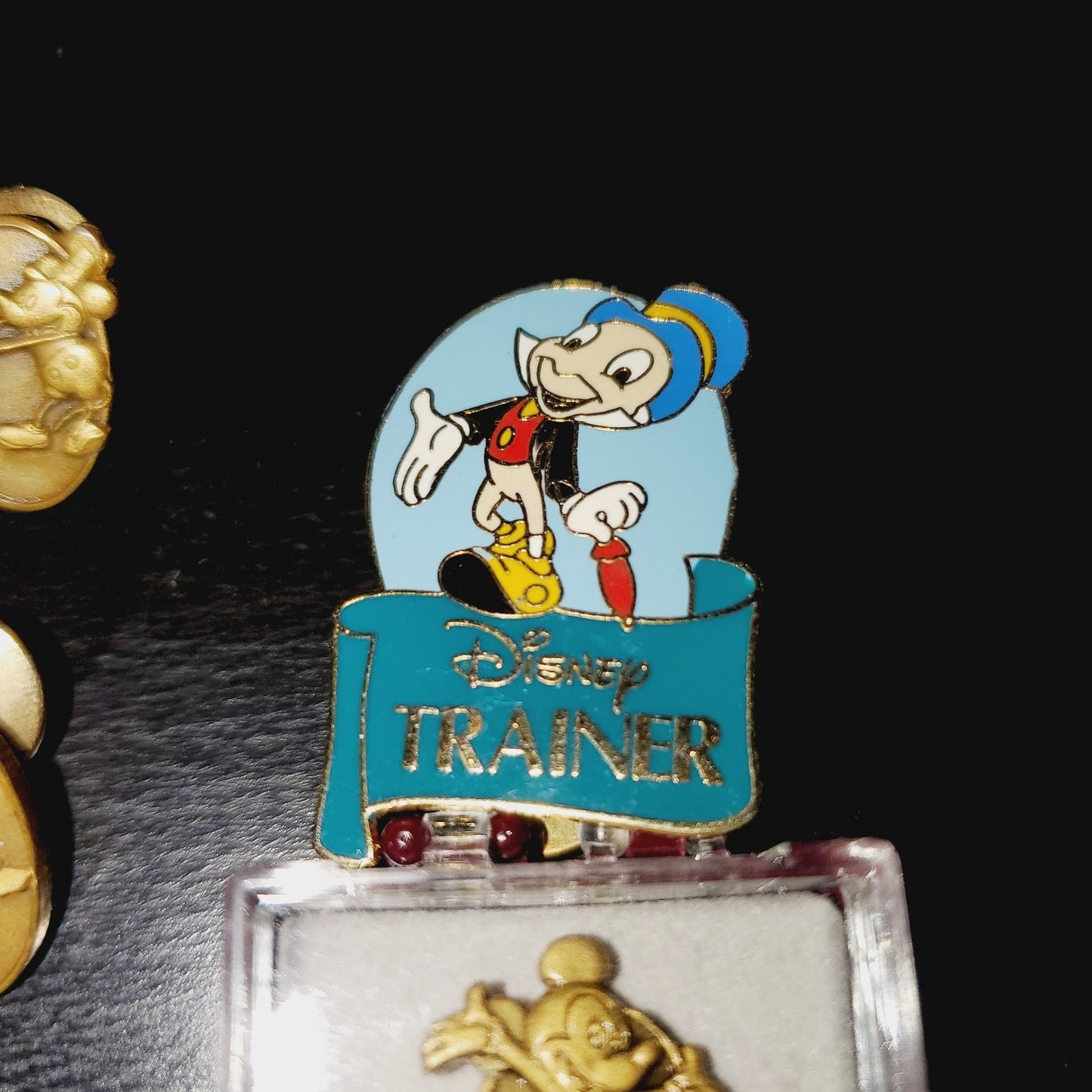 5x Vintage Disney World Cast Member Exclusive Name Tag Anniv. Collector Pins
