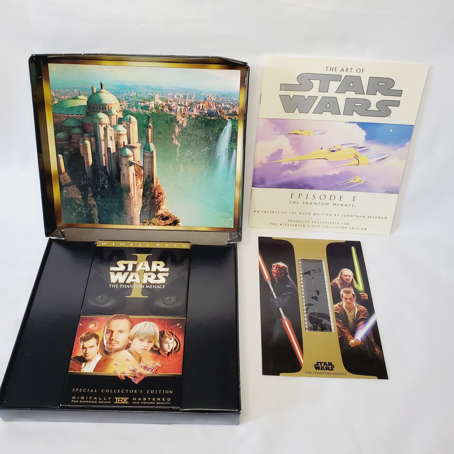 Star Wars Phantom Menace Vintage Special Collector Edition VHS w/ Bonus Film '99