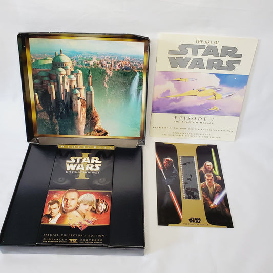 Star Wars Phantom Menace Vintage Special Collector Edition VHS w/ Bonus Film '99