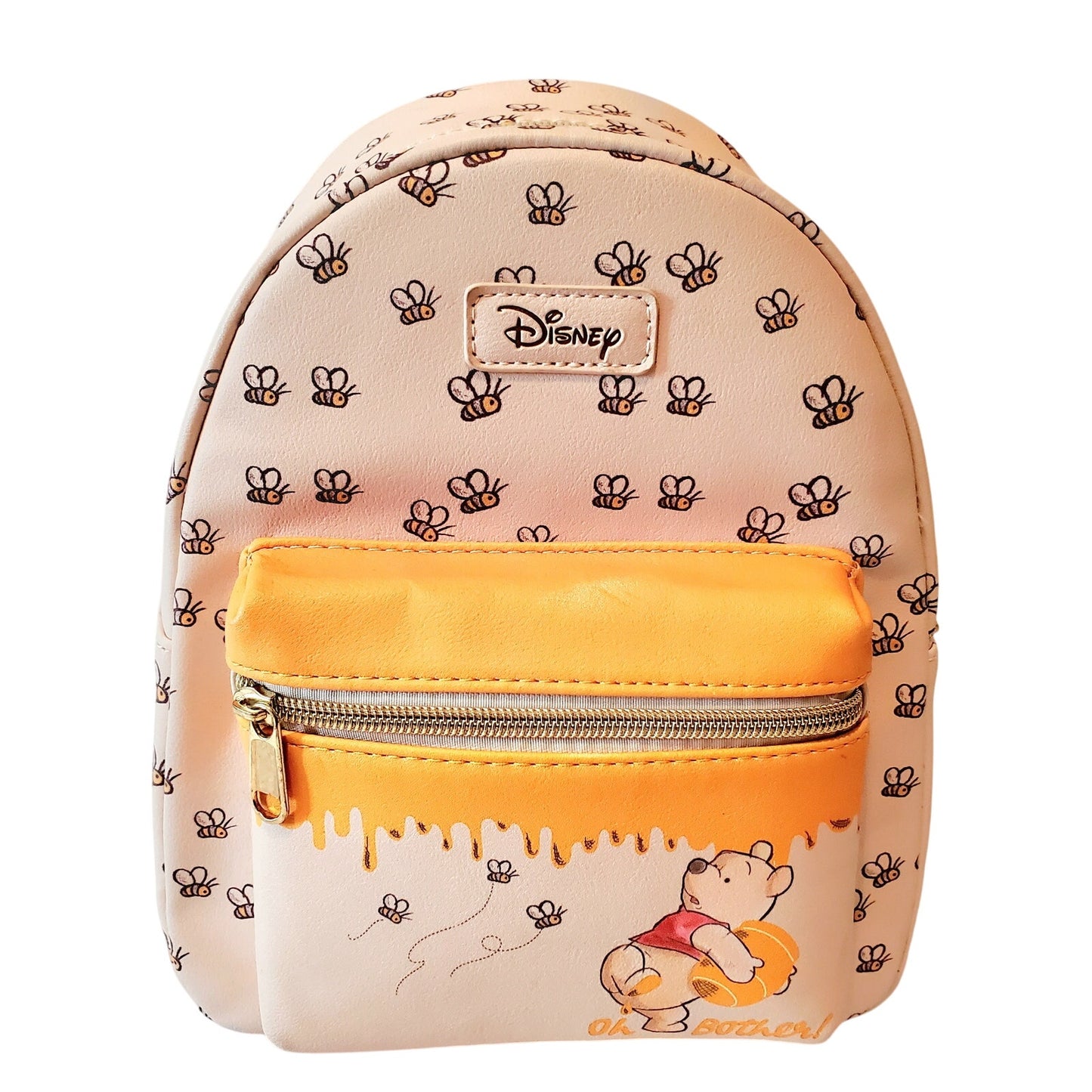 Disney Winnie the Pooh Loungefly  "oh, bother!" Honey Bees Mini Backpack