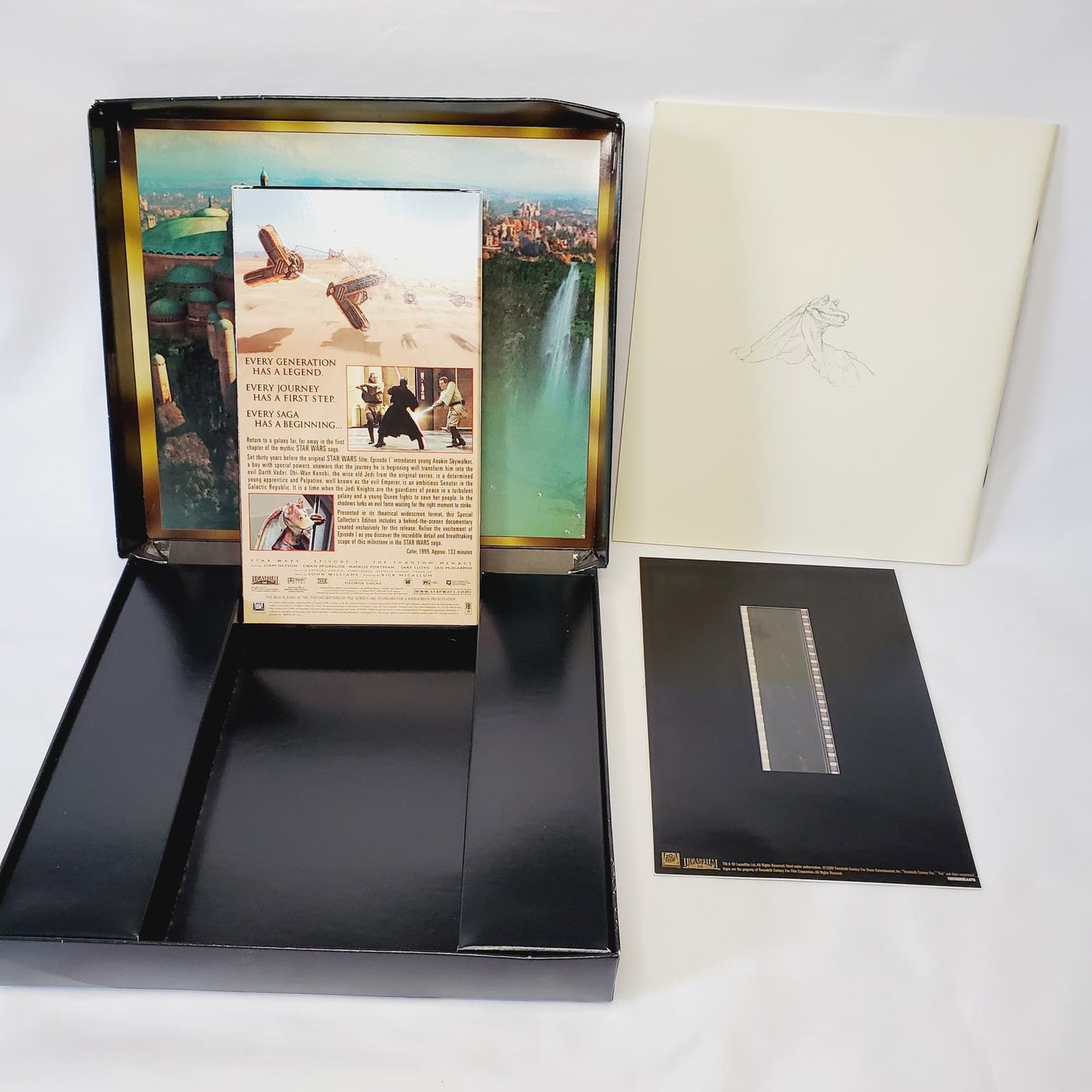Star Wars Phantom Menace Vintage Special Collector Edition VHS w/ Bonus Film '99