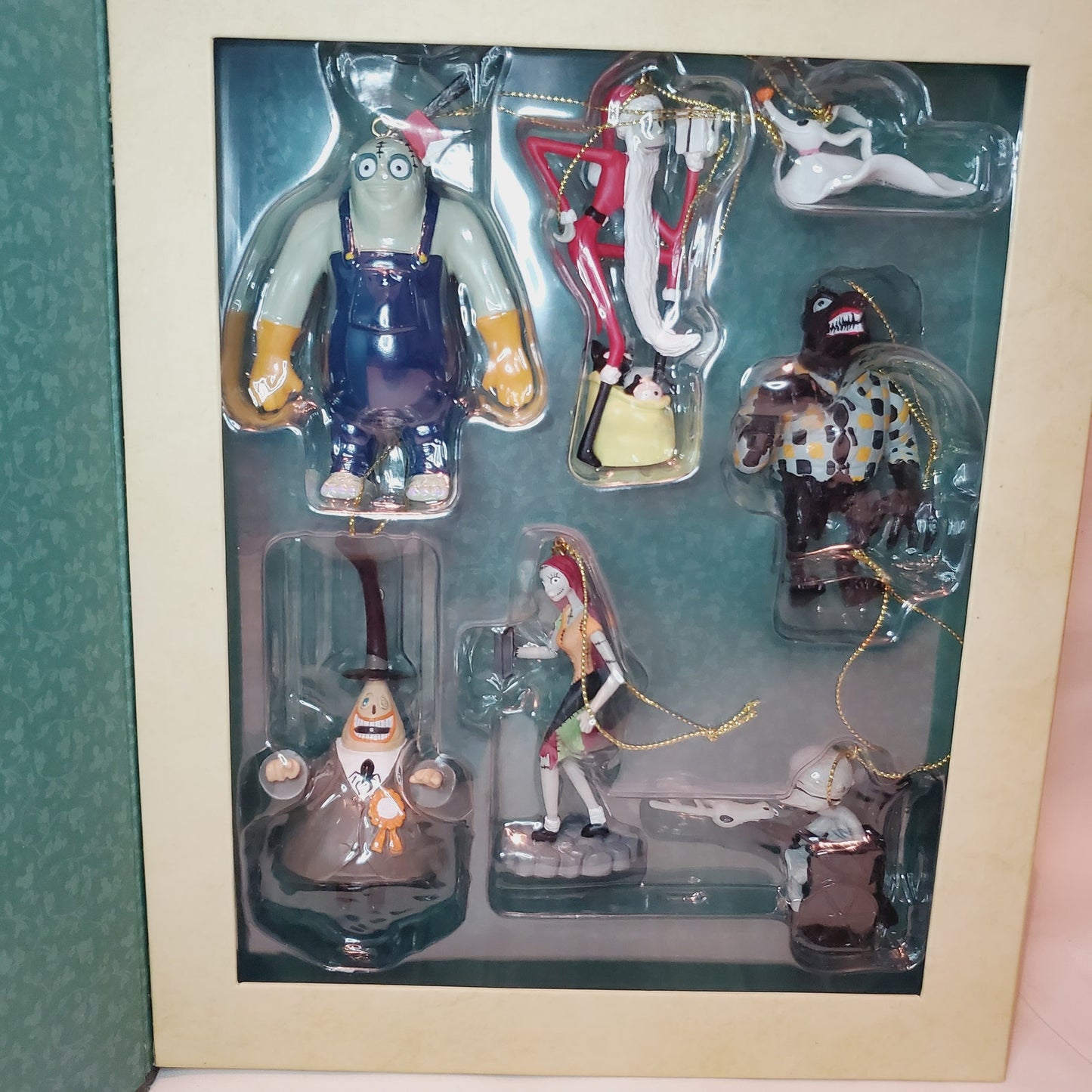 Disney Nightmare Before Christmas '04 Storybook Ornaments - 7 piece set - NWOT