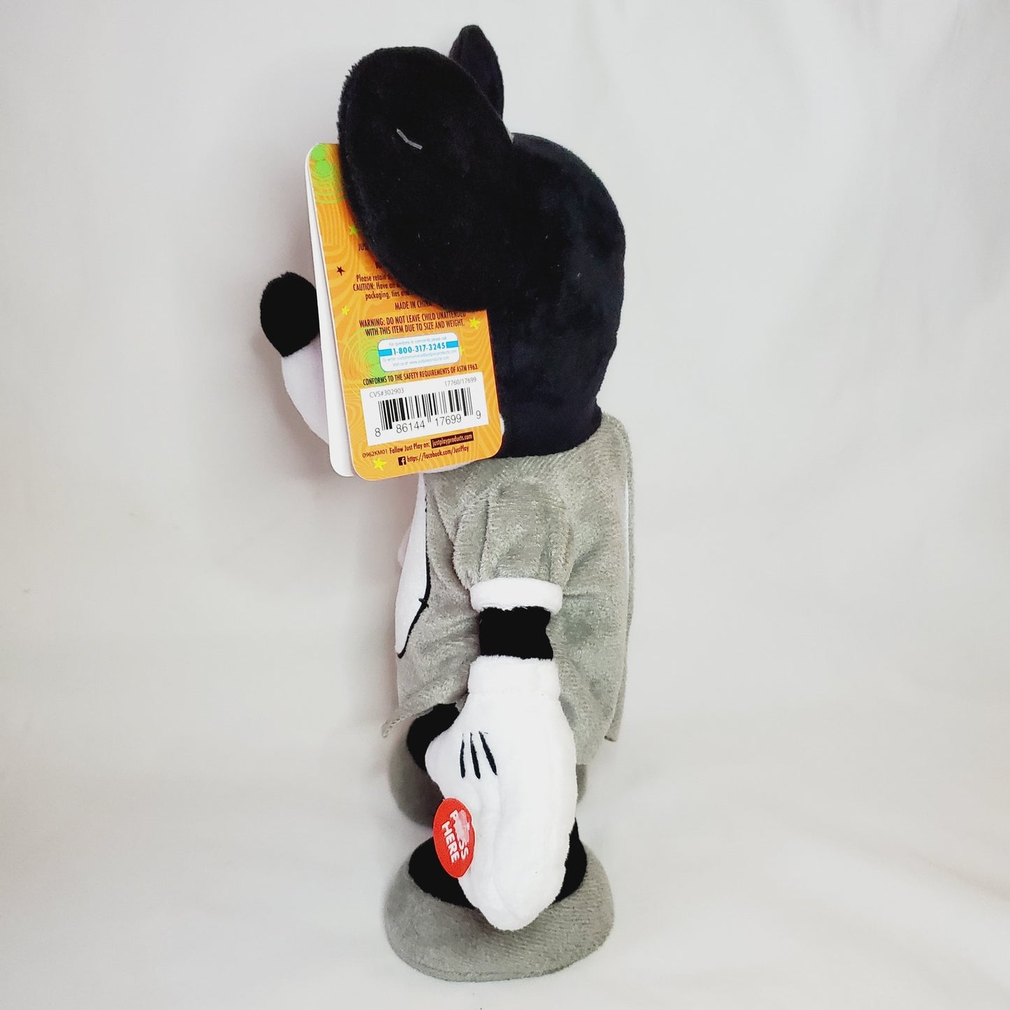Disney & JustPlay Halloween Minnie Mouse Stepper Dancing Toy (Tested) 14" - NWT