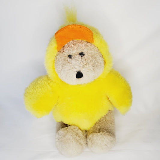 Easter Starbucks  Bearista Duck Teddy Vintage 90s 6th Edition Soft Fuzzy Chick