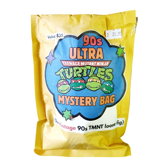 2 TMNT Figs Blind Box + McD's Mystery Toy (2x Vintage or Modern TMNT figs per bag)