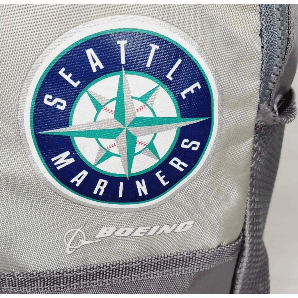 MLB Seattle Mariners / Boeing Backpack w/ Mariners Kids Club Drawstring Bag-LNew