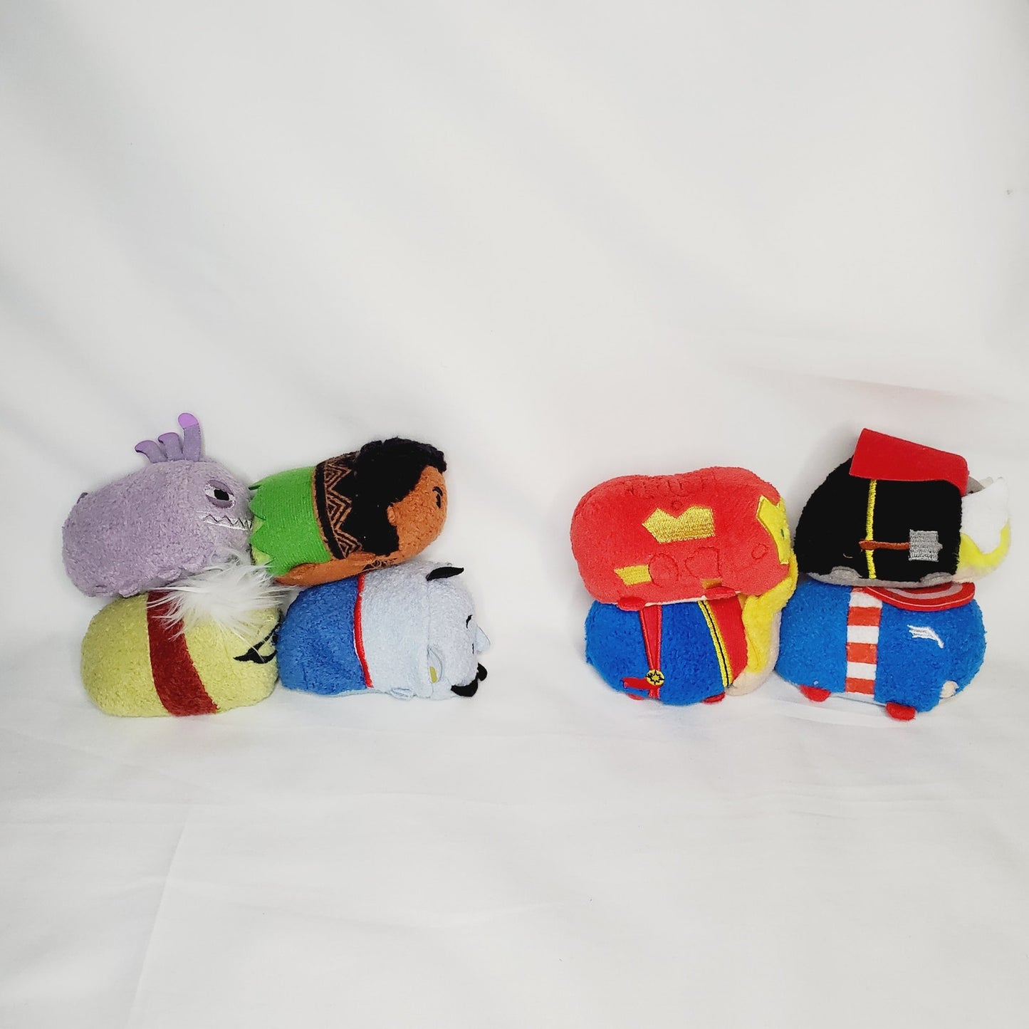 8 Disney & Marvel Tsum Tsum Mini Beanie Plushes Bundle. Ironman, Thor and more!