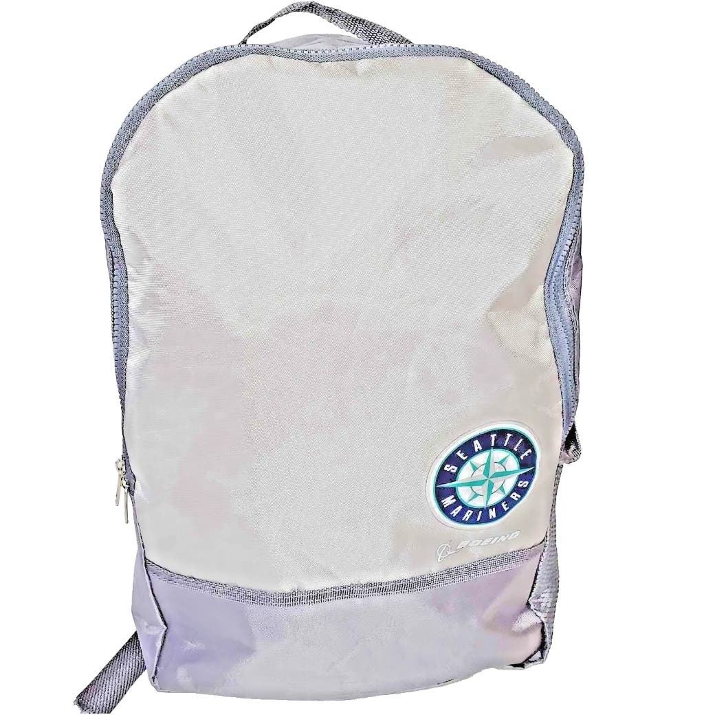 MLB Seattle Mariners / Boeing Backpack w/ Mariners Kids Club Drawstring Bag-LNew