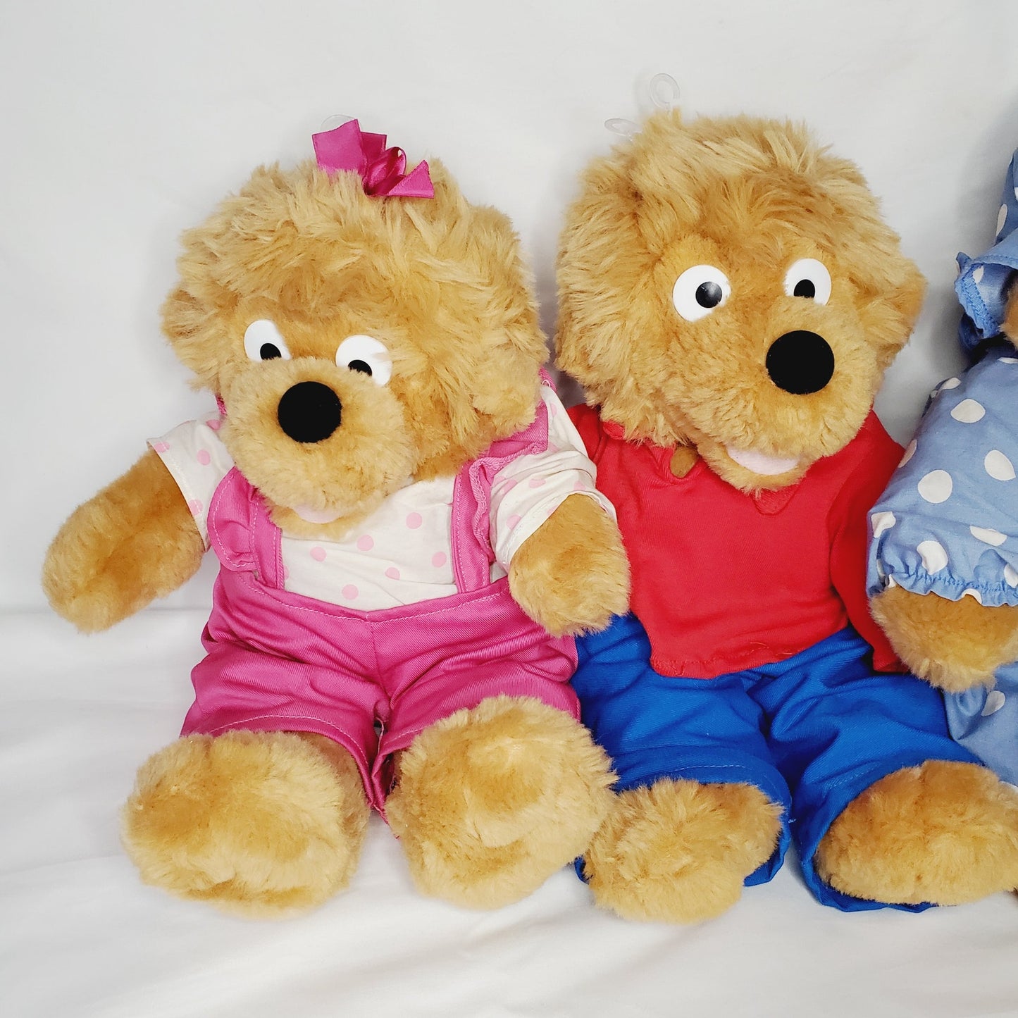 '93 Vintage The Berenstains Bears Chosum Int'l Soft Plush Full Set of 4 - NWT