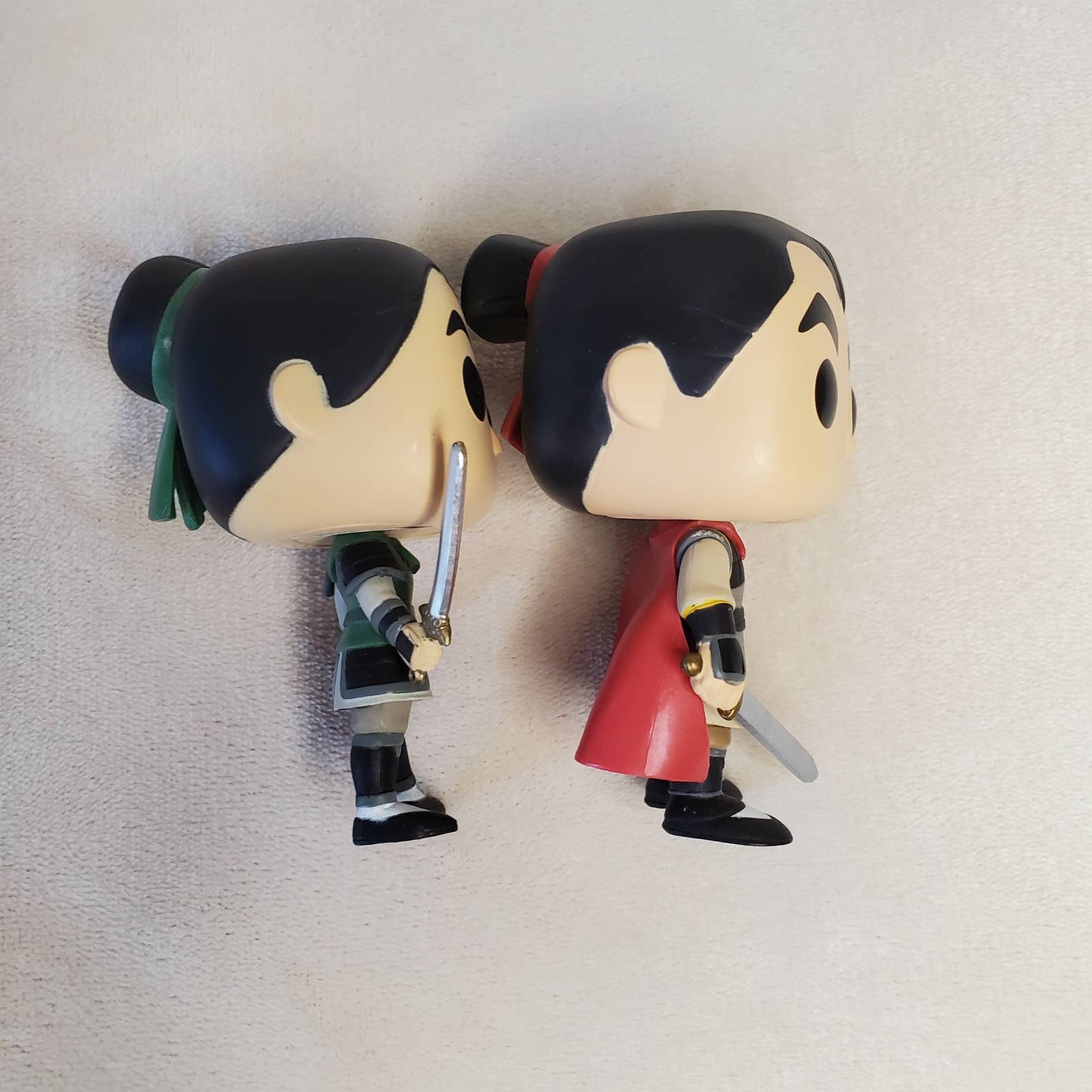 Disney Mulan as Soldier Ping & Li Shang Funko Pop Vinyl. Both loose. Gift - NWOT