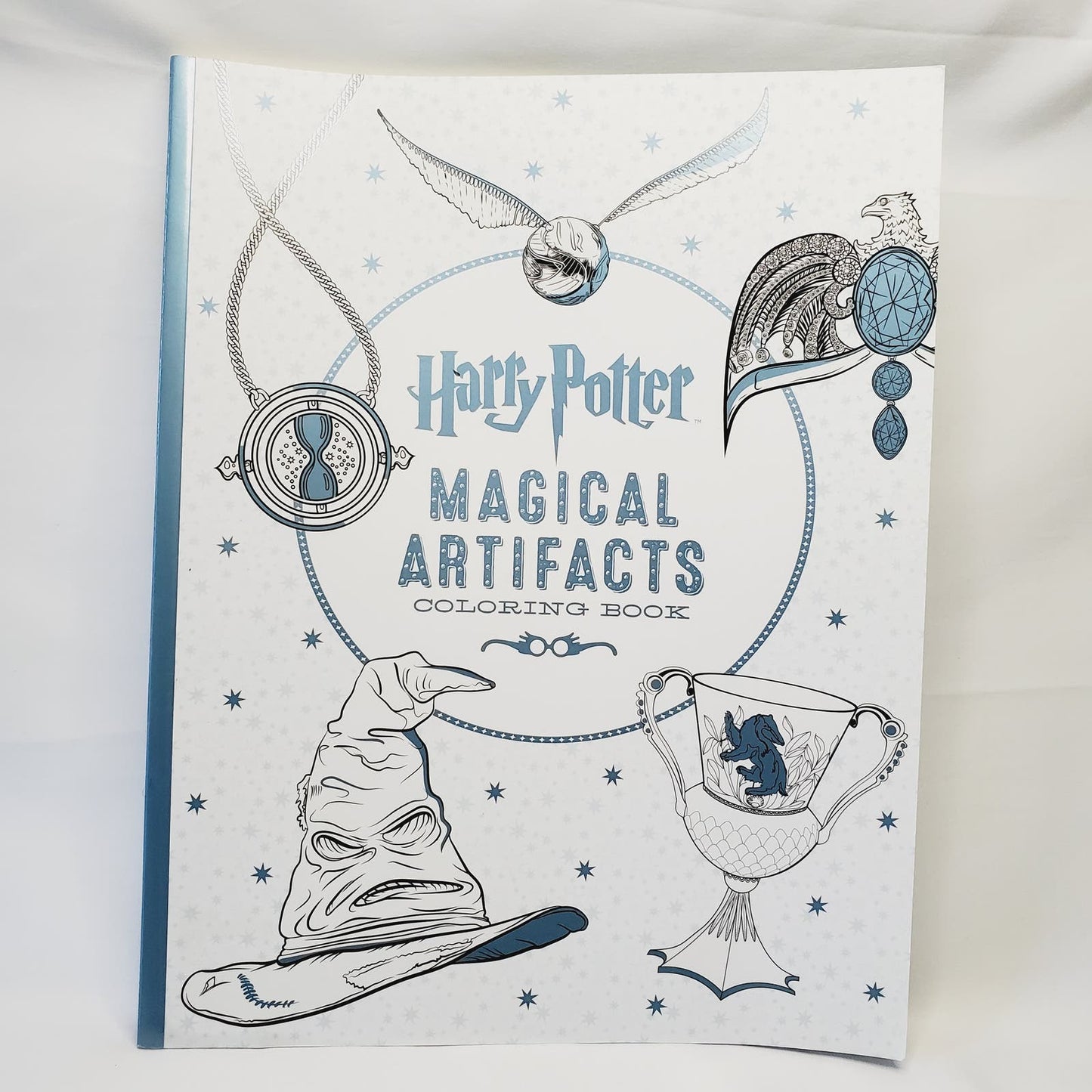 Harry Potter Bundle. Universal HP Wands, Ron Ceramic Mug, Magical Coloring Book