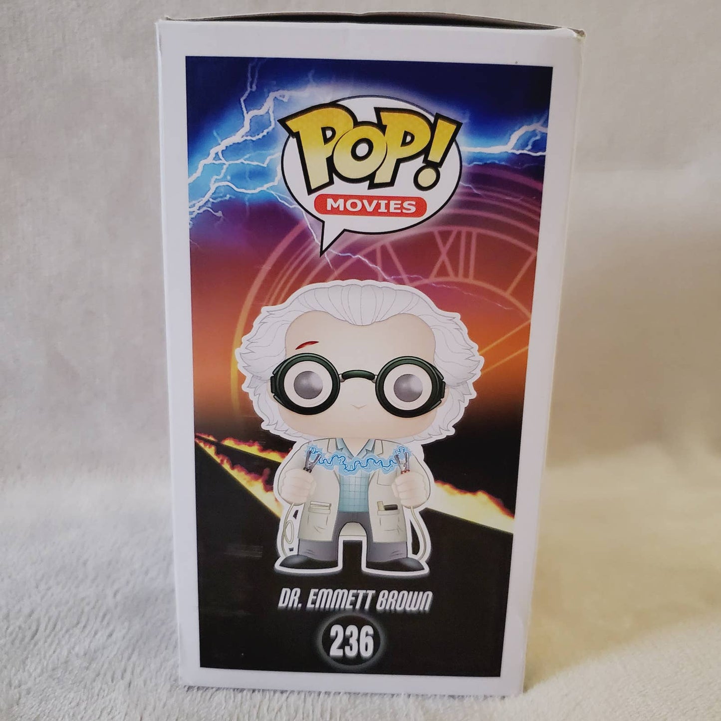 Back to the Future Dr. Emmett Brown Loot Crate Exclusive 236 Funko Pop 14+ - NIB