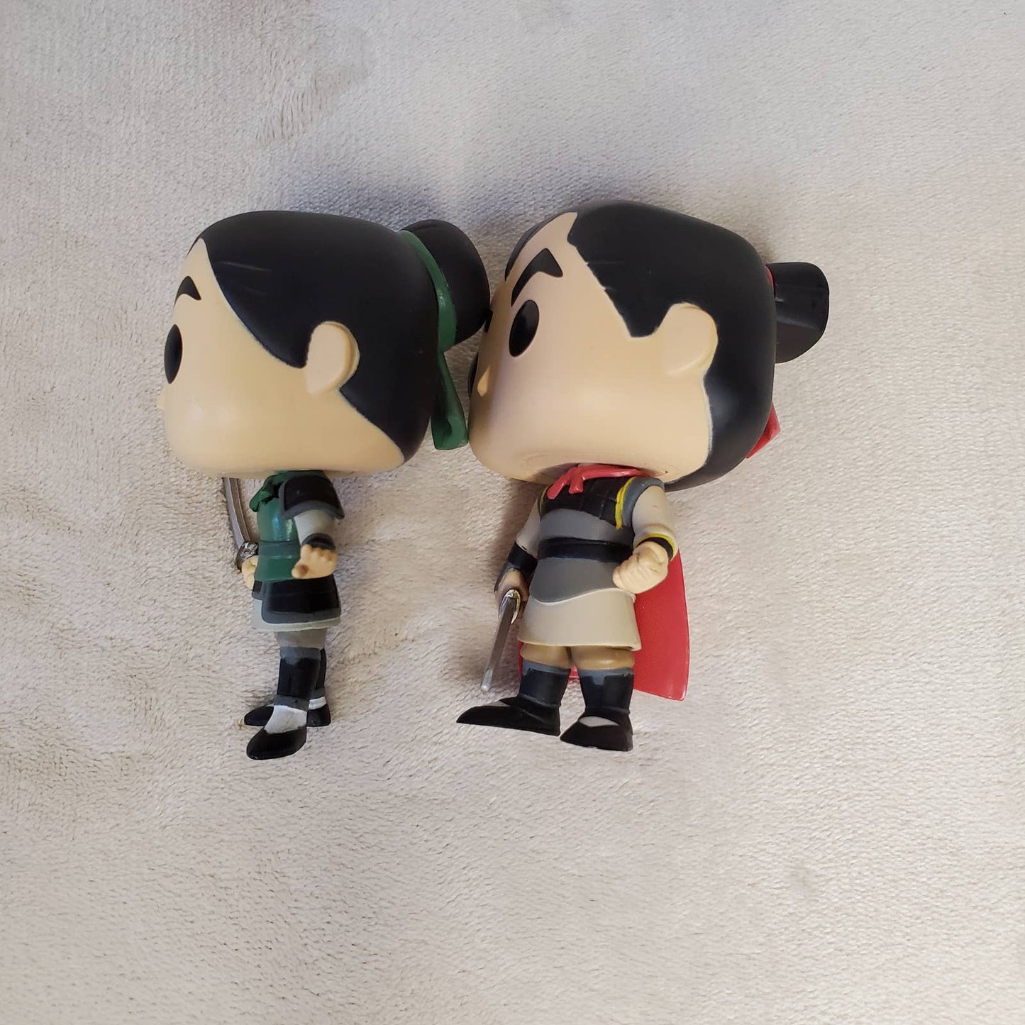 Disney Mulan as Soldier Ping & Li Shang Funko Pop Vinyl. Both loose. Gift - NWOT