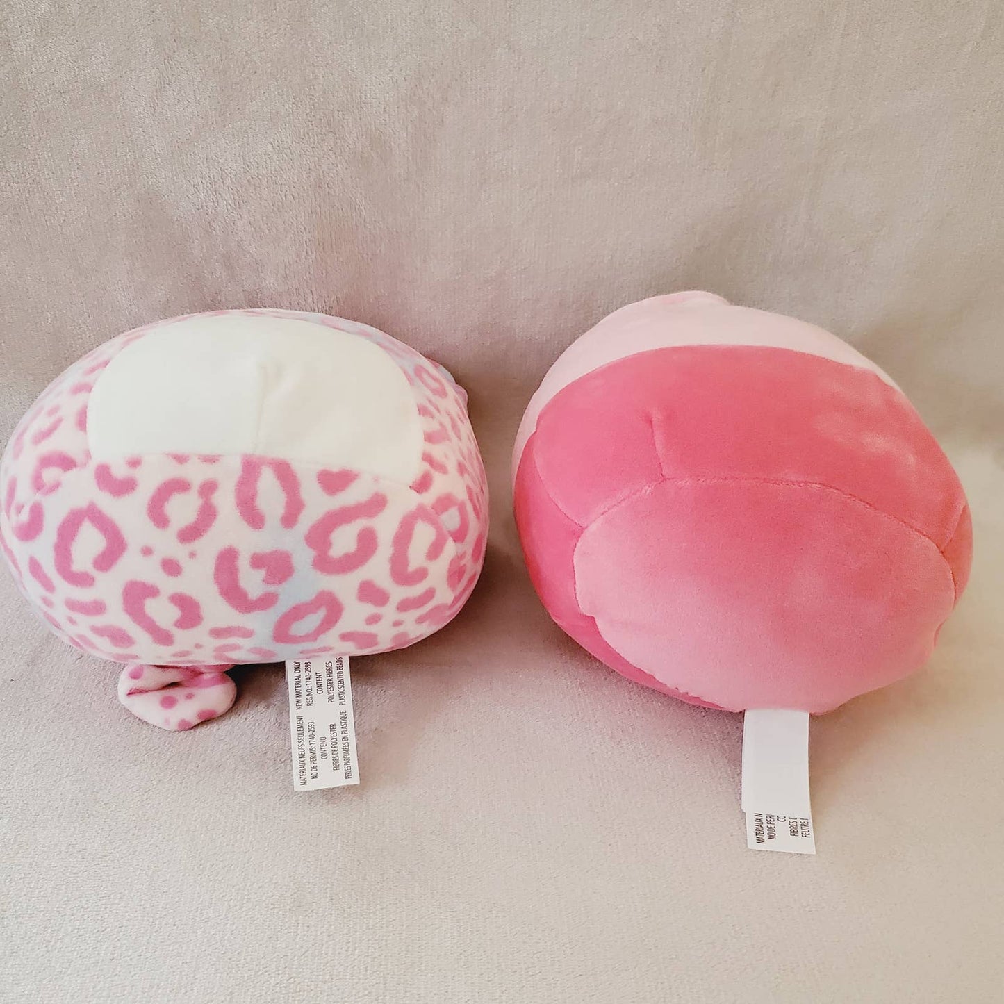 Squishmallow Pink Bundle! Brandi the Cheetah Queen & Emergy the Latte. Gift - NWOT